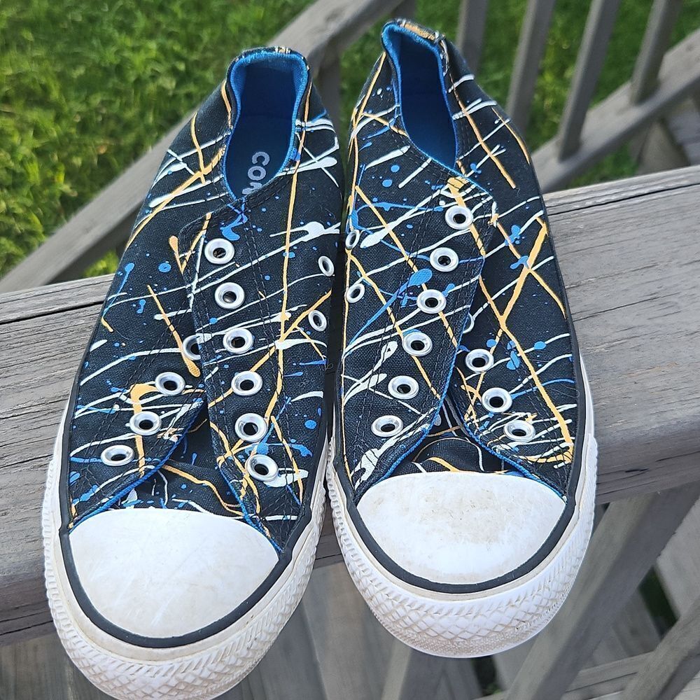 Chuck Taylor All Star Ox Paint Splatter.  Unisex Men's 7 Women's 9 - Picture 2 of 7